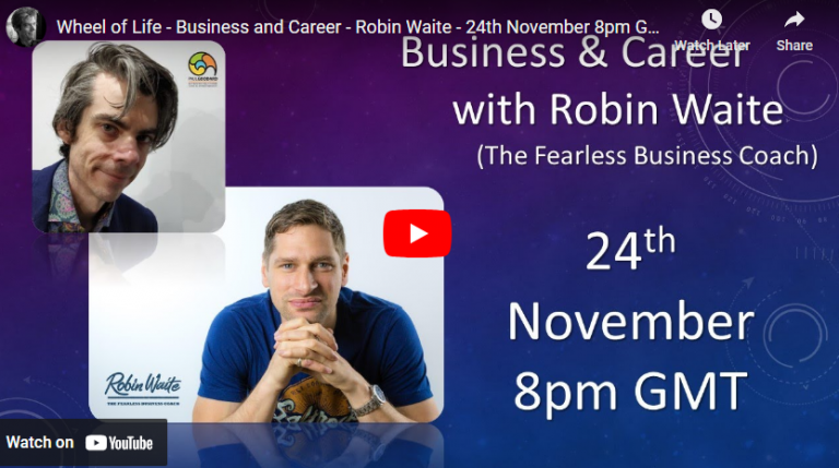 Wheel of Life – Business and Career – Robin Waite