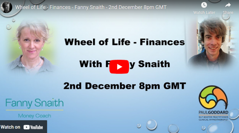Wheel of Life – Finances – Fanny Snaith